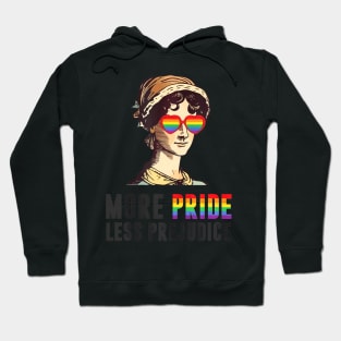 More Pride Less Prejudice Lgbt Gay Proud Ally Pride Month Hoodie